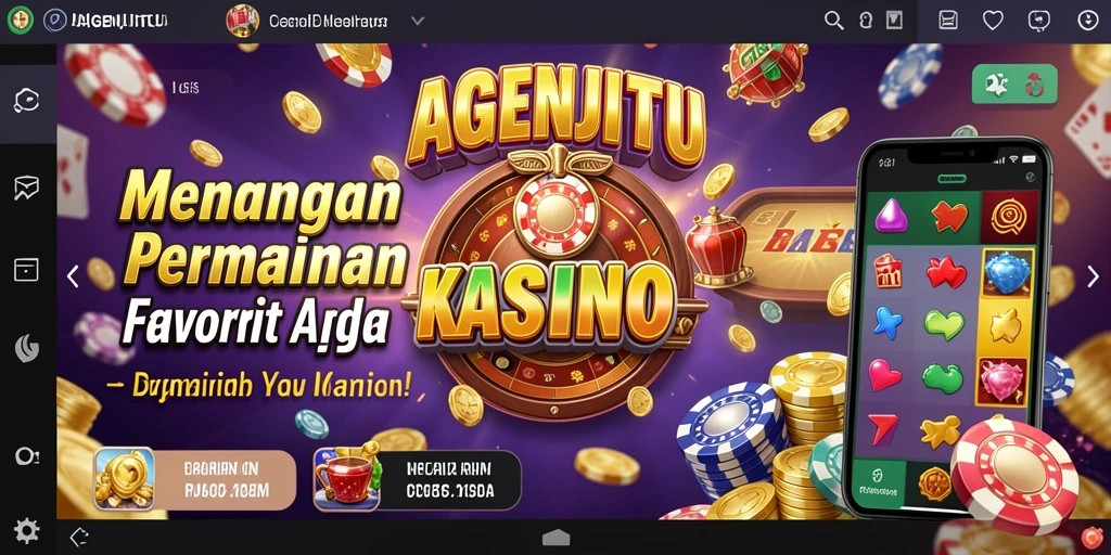 Gameplay menarik AGENJITU dalam suasana Kasino.