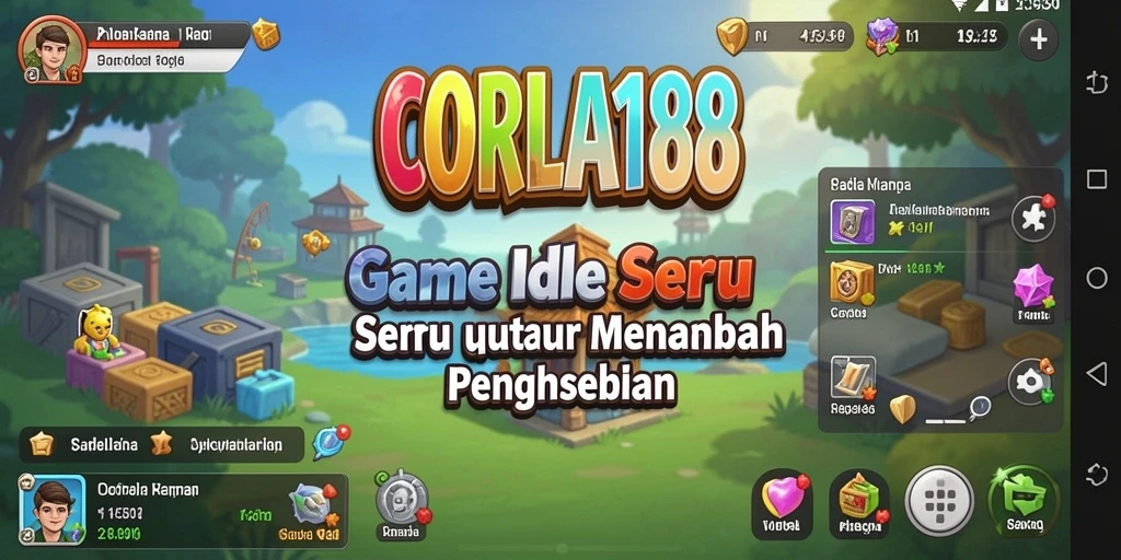 Tampilan gameplay CORLA188 yang menarik saat bermain Idle.