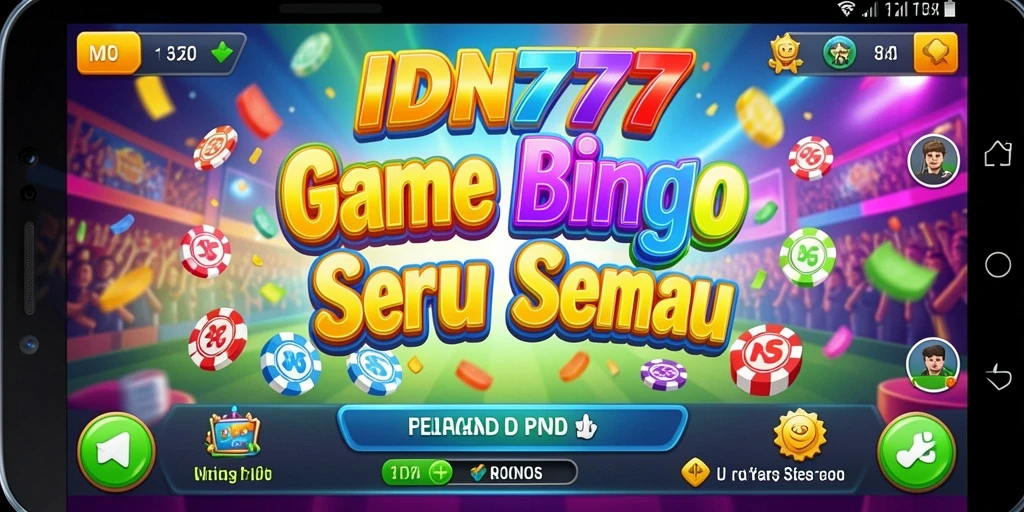 Screenshot gameplay IDN777 yang menampilkan keseruan bermain Bingo.