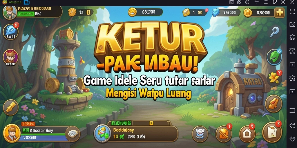 Tampilan gameplay KETUA yang menarik dan interaktif saat bermain Idle.