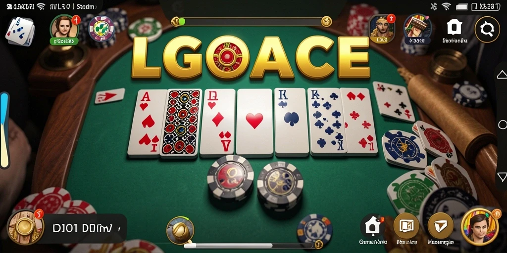Screenshot gameplay LGOACE yang menunjukkan aksi seru permainan Domino.