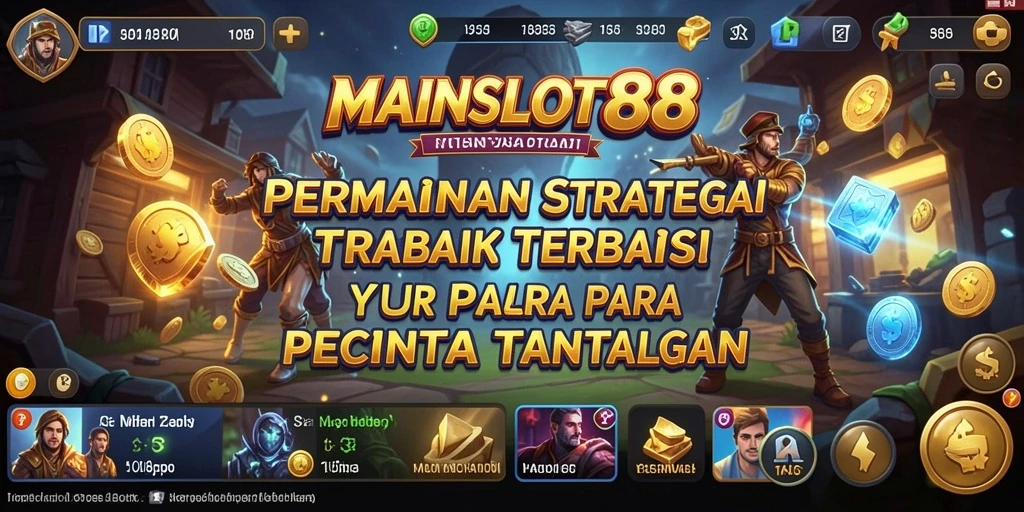 Screenshot utama MAINSLOT88 menunjukkan gameplay penuh strategi yang menantang.