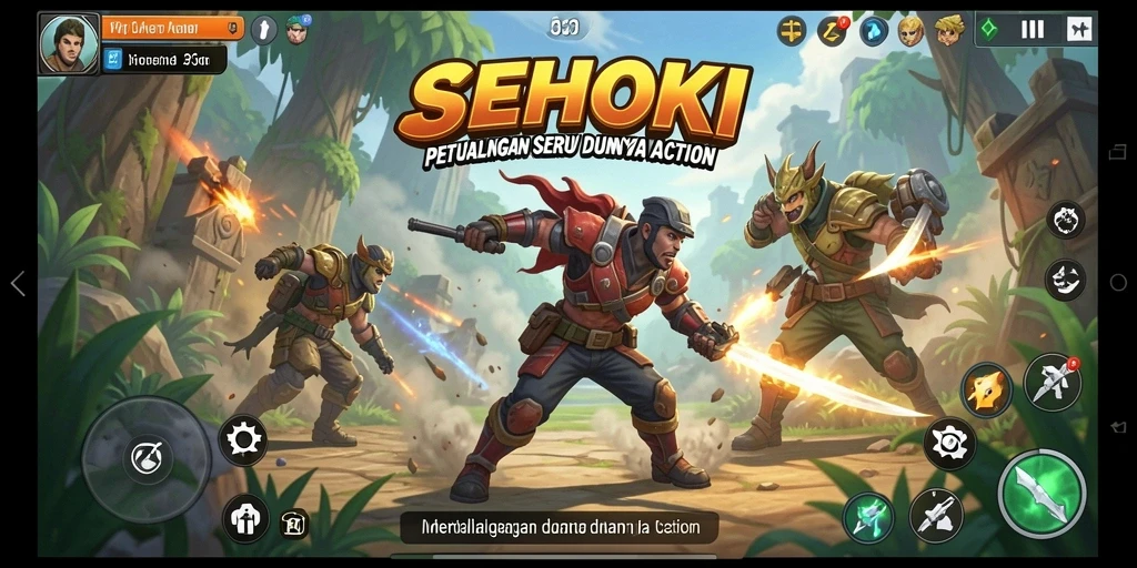 Tangkapan layar gameplay SEHOKI yang menampilkan aksi mendebarkan.