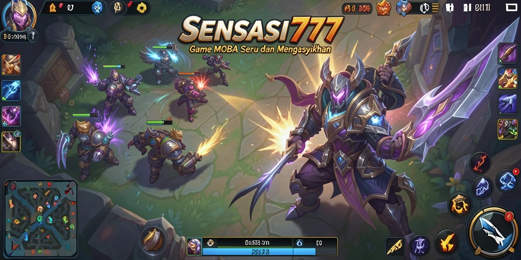 Tampilan utama gameplay SENSASI777 yang seru dan menantang.
