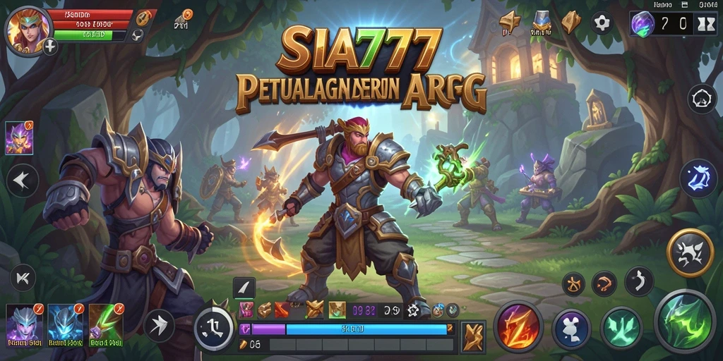 Tampilan gameplay seru dalam dunia ARPG SIA777.