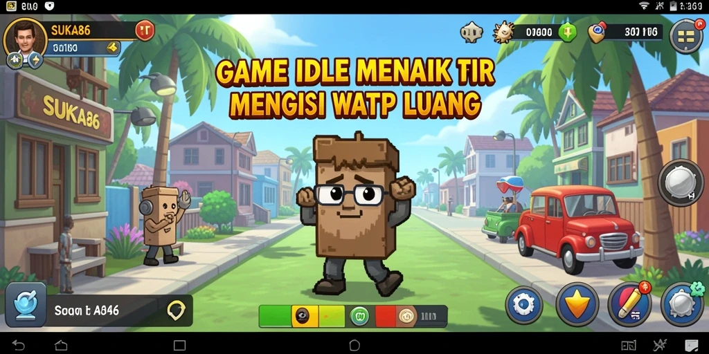 Screenshot menampilkan gameplay dan aktivitas menarik dalam SUKA86.