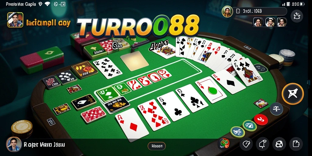 Screenshot utama TURBO88 menunjukkan momen seru pertarungan Gaple.