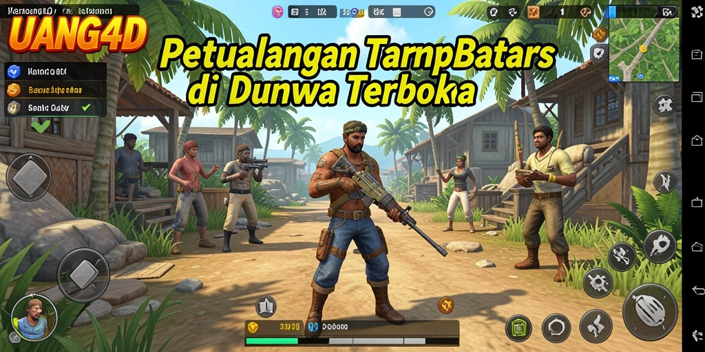 Screenshot UANG4D menampilkan pemain menjelajahi dunia terbuka yang luas.